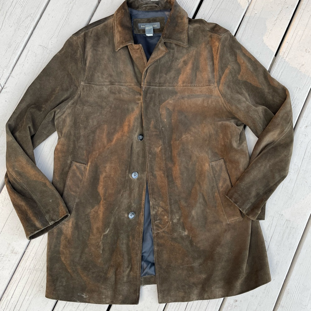 Banana Republic Vintage Suede Jacket